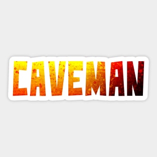 Caveman Sticker